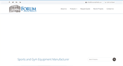 Desktop Screenshot of forumathletic.ca